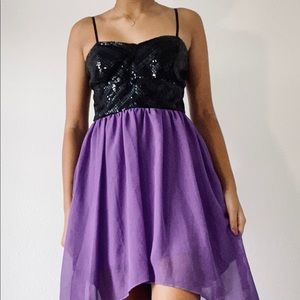 Windsor: Black & Purple dress